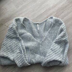 Free People Gray Sweater